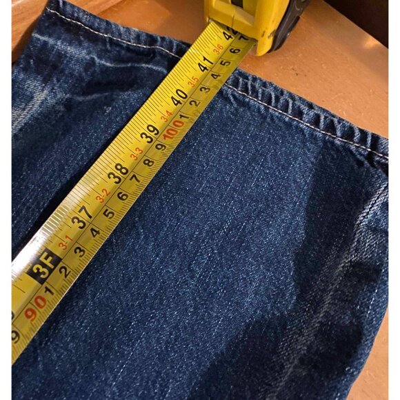 G. Star 3301 Straight Denim Button Fly Jeans Mens 33 x 32 Casual Outdoors - Picture 10 of 11